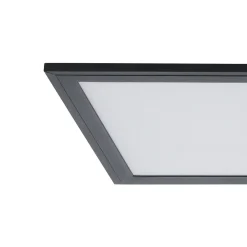 Plafoniere Moderne-Eglo Salobrena plafoniera led nera 120x30 dimmerabile 33w da 2700k a 6500k controllo remoto app