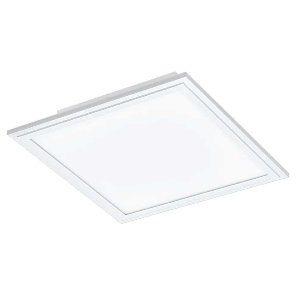 Plafoniere Moderne-Eglo Salobrena plafoniera led 4000k con sensore di movimento