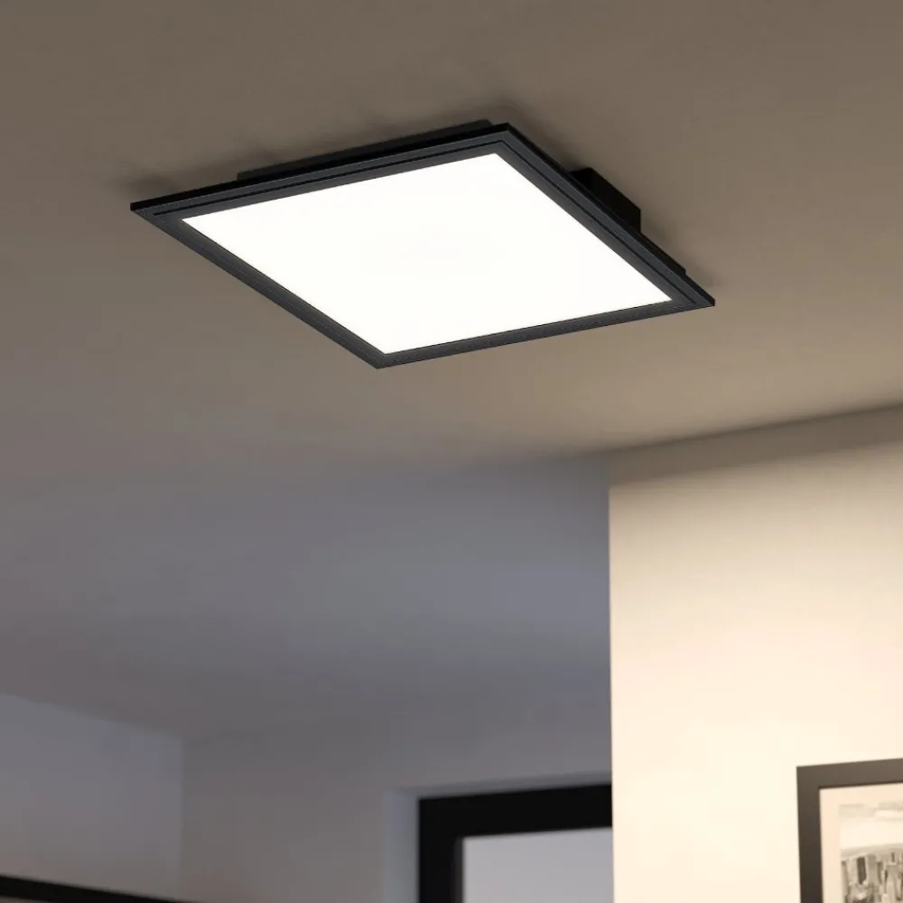 Plafoniere Moderne-Eglo Salobrena plafoniera per cucina led 15w da 2700k a 6500k bluetooth controllo remoto app