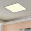 Plafoniere Moderne-Eglo Salobrena plafoniera quadrata smart led 21w dimmerabile 2700k-6500k controllo remoto app