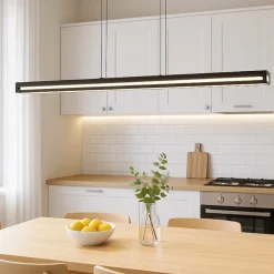 Lampadari Cucina-Eglo Salvilanas z lampadario rettangolare per cucina moderna led da 2700k a 6500k