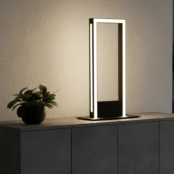 Lampade Da Tavolo-Eglo Salvilanas z lampada da tavolo minimal led da 2700k a 6500k