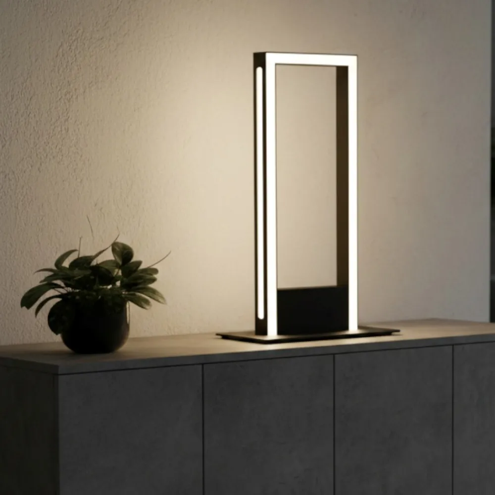 Lampade Da Tavolo-Eglo Salvilanas z lampada da tavolo minimal led da 2700k a 6500k