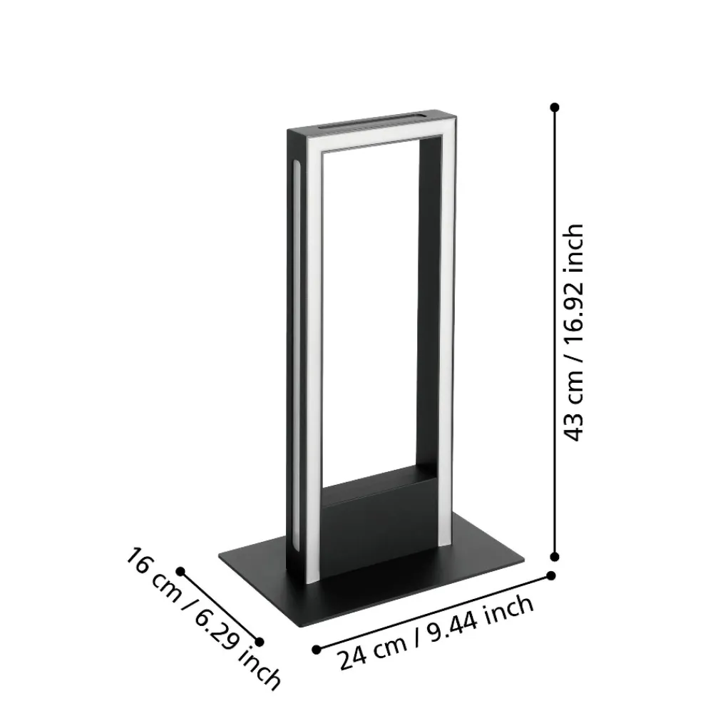 Lampade Da Tavolo-Eglo Salvilanas z lampada da tavolo minimal led da 2700k a 6500k