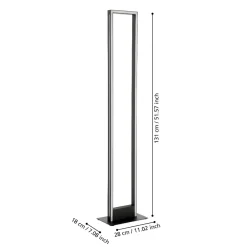 Lampade Da Terra-Eglo Salvilanas z lampada da terra design moderno led da 2700k a 6500k