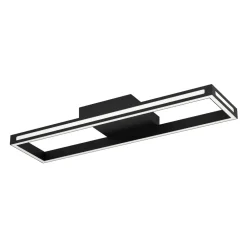 Plafoniere Moderne-Eglo Salvilanas z plafoniera design moderno nera led da 2700k a 6500k