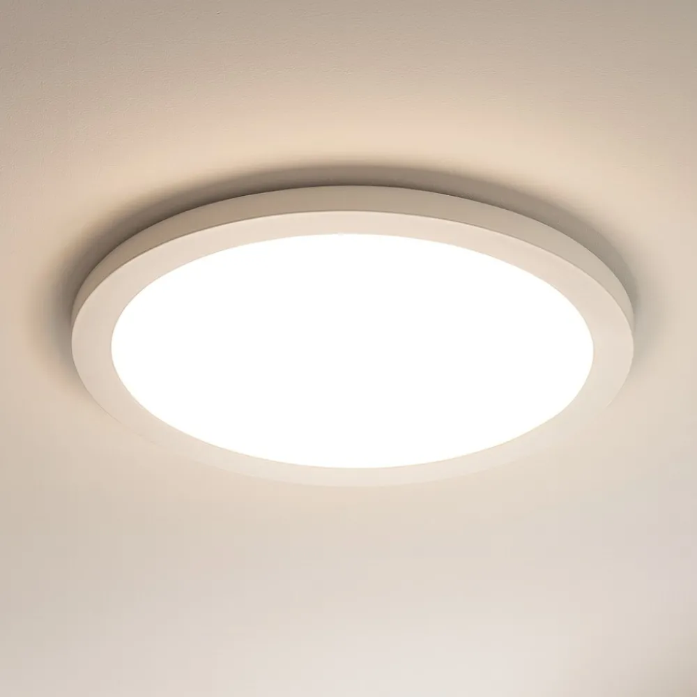 Plafoniere Moderne-Eglo Sarsina plafoniera da cucina dimmerabile 36w 4000k bianca moderna