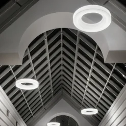 Lampadari Moderni-Stilnovo Saturn grande lampadario moderno led 3000k 115cm dimmerabile