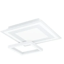 Plafoniere Moderne-Eglo Savatarila z plafoniera smart per salotto led rgb 2700k a 6500k