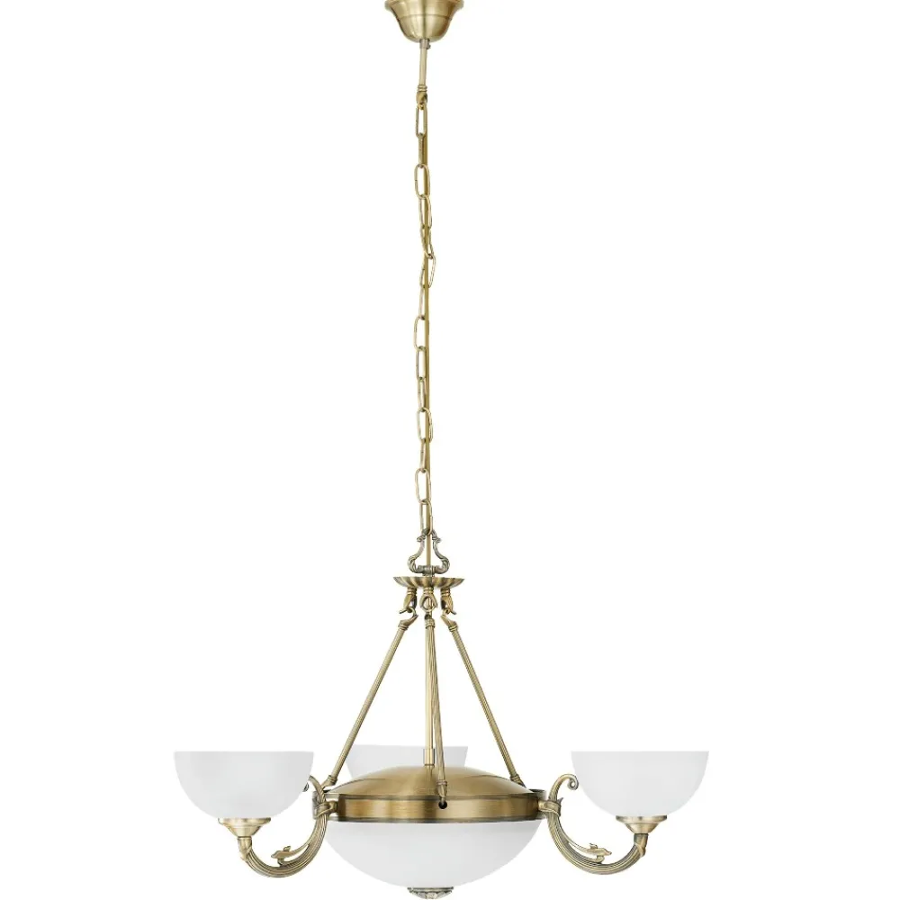 Lampadario Camera Da Letto-Eglo Savoy lampadario per camera da letto colore oro