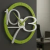Orologi Da Parete Moderni-Selezionato da Mazzolaluce Scarlett orologio da parete design moderno legno verde mela - grigio