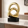 Soprammobili Moderni-Bongelli Preziosi Scultura da tavolo design moderna nodo h26cm