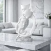 Soprammobili Moderni-Bongelli Preziosi Scultura famiglia base argento h34