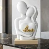 Soprammobili Moderni-Bongelli Preziosi Scultura love nocciola soprammobile moderno
