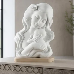 Soprammobili Moderni-Bongelli Preziosi Scultura materinta nocciola soprammobile
