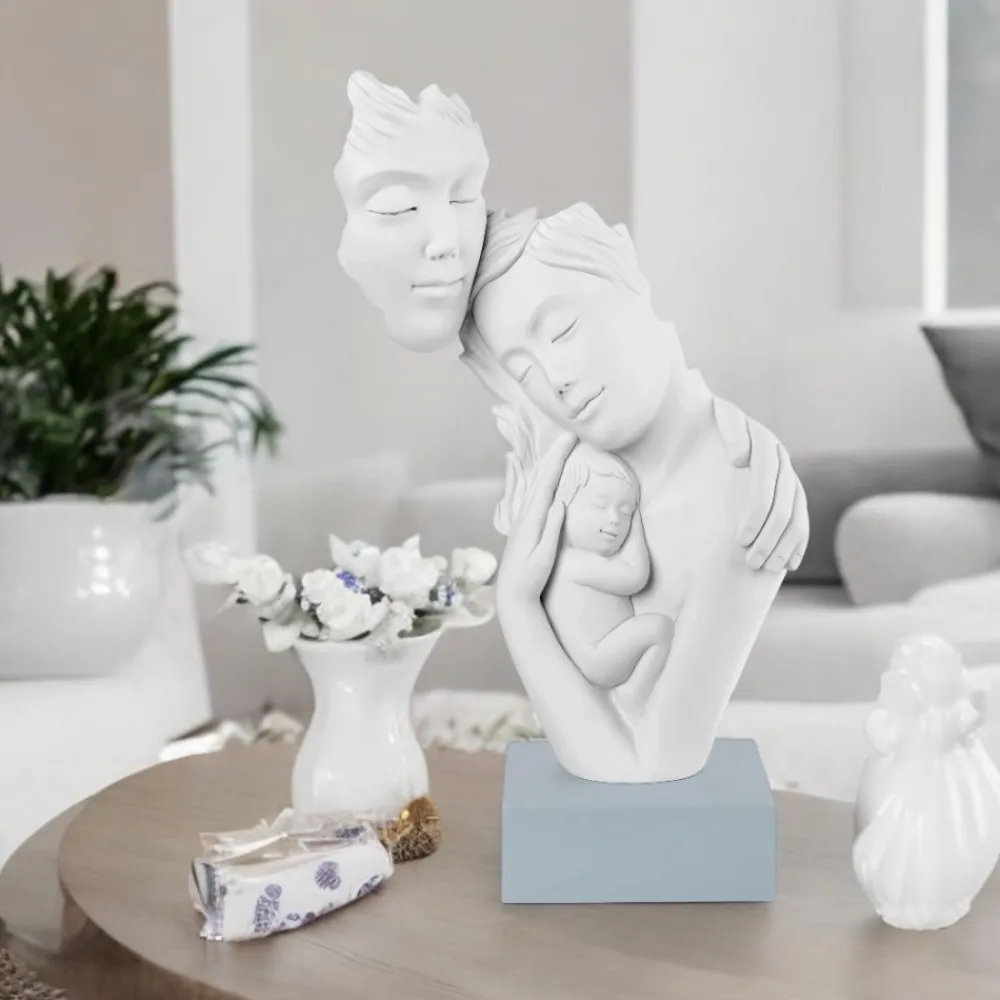 Soprammobili Moderni-Bongelli Preziosi Scultura moderna famiglia carta da zucchero