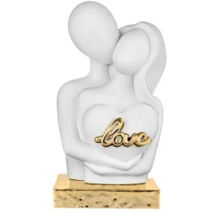 Soprammobili Moderni-Selezionato da Mazzolaluce Scultura soprammobile love moderna oro bongelli preziosi