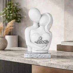Soprammobili Moderni-Bongelli Preziosi Scultura soprammobile moderno coppia argento