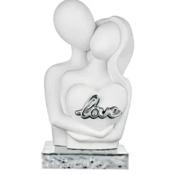 Soprammobili Moderni-Bongelli Preziosi Scultura soprammobile moderno coppia argento