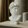 Soprammobili Moderni-Bongelli Preziosi Scultura testa di david bianco h22