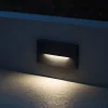 Segnapasso Led-Selezionato da Mazzolaluce Segnapasso a parete per esterno led 4w 4000k rettangolare grafite