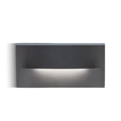 Segnapasso Led-Selezionato da Mazzolaluce Segnapasso a parete per esterno led 4w 4000k rettangolare grafite