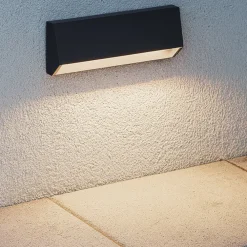 Segnapasso Led-Selezionato da Mazzolaluce Segnapasso a parete per esterno led 4w 4000k squadrato grafite