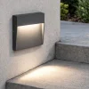Segnapasso Led-Ondaluce Segnapasso a parete per esterno antracite led 3000k free square ip54