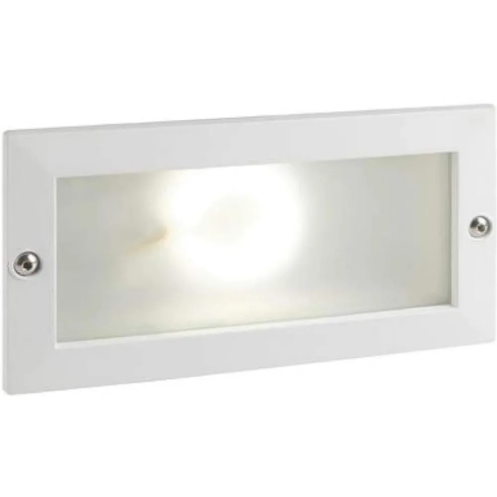 Segnapasso Led-Selezionato da Mazzolaluce Segnapasso bianco per esterno da incasso led 10w 4000k