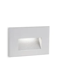 Segnapasso Led-Selezionato da Mazzolaluce Segnapasso da esterno a incasso a parete bianco led 3w 3000k