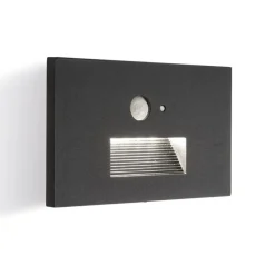 Segnapasso Led-Selezionato da Mazzolaluce Segnapasso da esterno grafite led 3w cct incasso a parete con sensore crepuscolare
