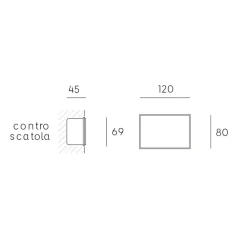 Segnapasso Led-Selezionato da Mazzolaluce Segnapasso da esterno incasso a parete led 3w 4000k bianco ip65