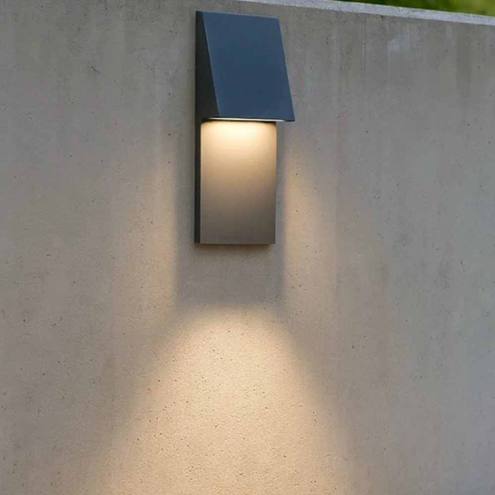 Segnapasso Led-Selezionato da Mazzolaluce Segnapasso da esterno led 4000k da incasso a parete grafite ip65