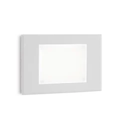 Segnapasso Led-Selezionato da Mazzolaluce Segnapasso da esterno led 4000k incasso a parete rettangolare bianco
