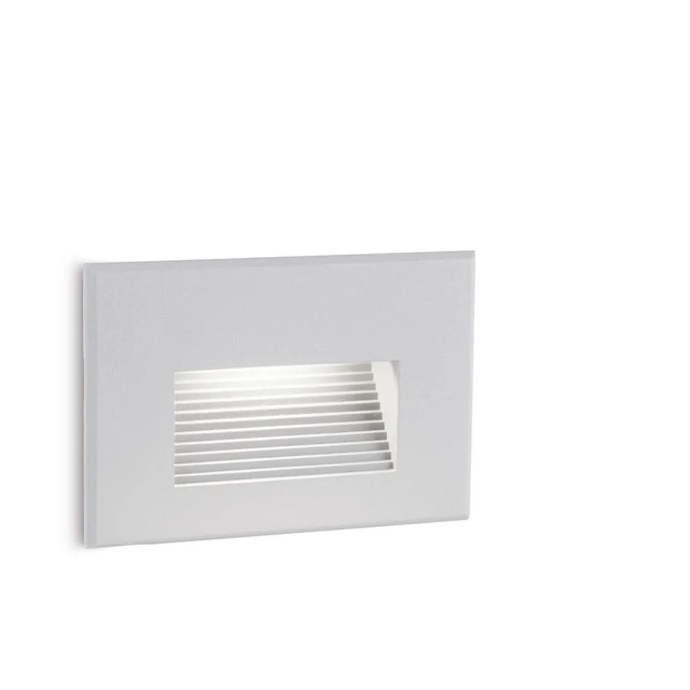 Segnapasso Led-Selezionato da Mazzolaluce Segnapasso da esterno led 3w 4000k incasso a parete bianco ip65
