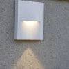 Segnapasso Led-Selezionato da Mazzolaluce Segnapasso da esterno led 3w 3000k quadrato bianco ip65