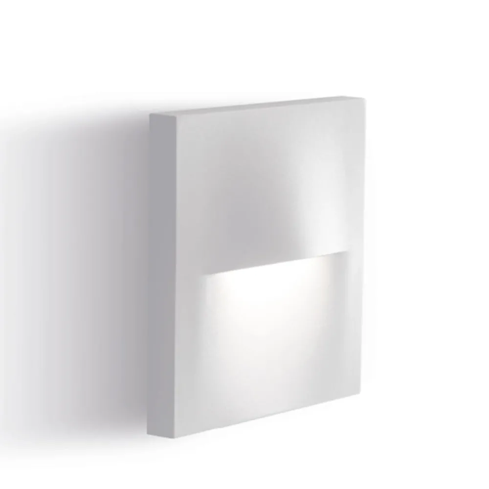 Segnapasso Led-Selezionato da Mazzolaluce Segnapasso da esterno led 3w 3000k quadrato bianco ip65
