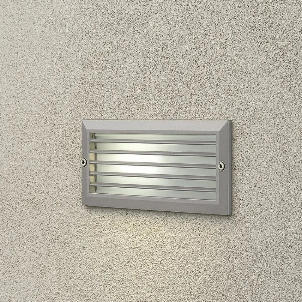Segnapasso Led-Selezionato da Mazzolaluce Segnapasso da incasso a parete bianco led 10w 4000k per esterno ip65