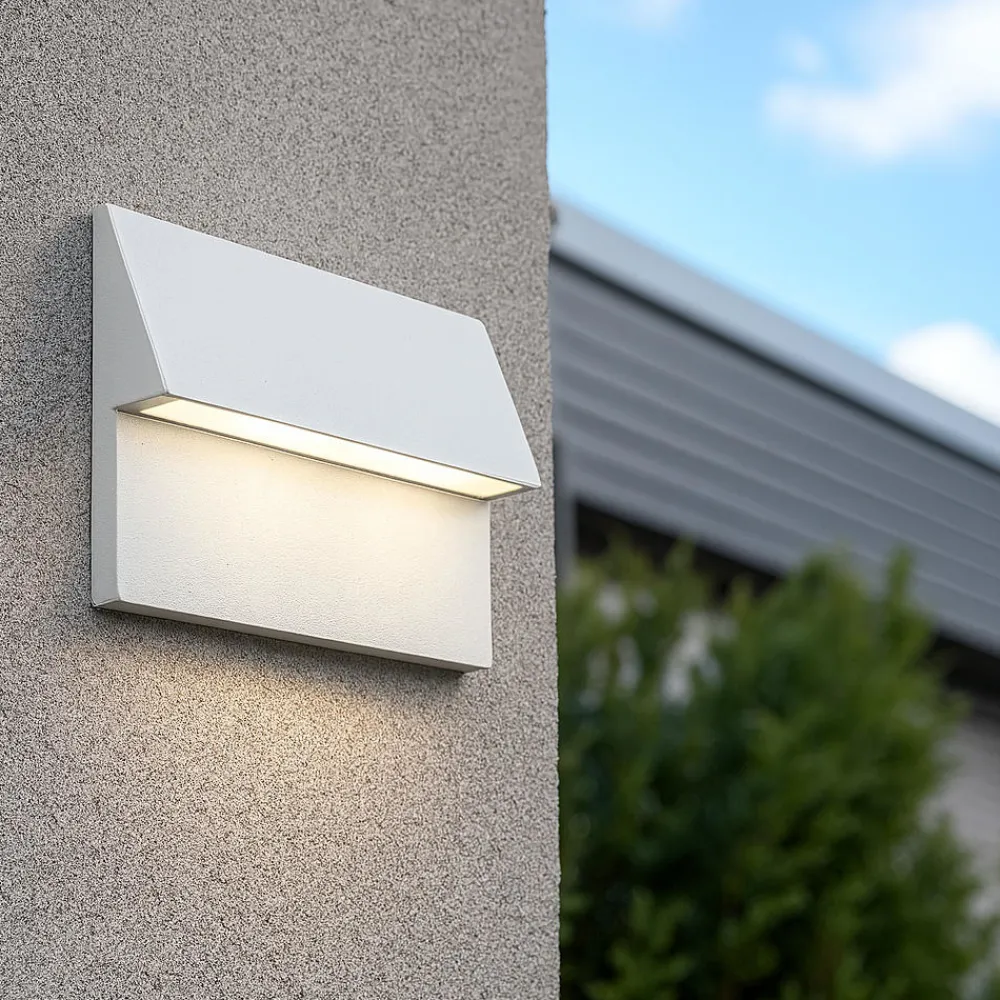 Segnapasso Led-Selezionato da Mazzolaluce Segnapasso da incasso a parete bianco led 3w 4000k per esterni ip65
