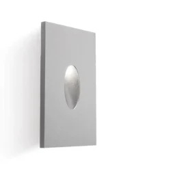 Segnapasso Led-Selezionato da Mazzolaluce Segnapasso da incasso a parete grigio led 3w 3000k per esterno ip65