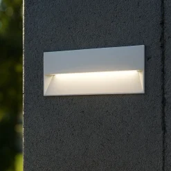 Segnapasso Led-Selezionato da Mazzolaluce Segnapasso da incasso a parete per esterno led 12w 4000k bianco