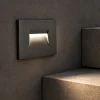 Segnapasso Led-IsyLuce Segnapasso da incasso per esterno led 3w 3000k antracite