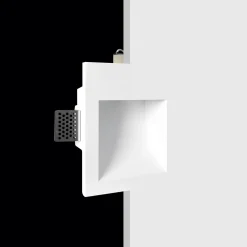 Segnapasso Led-Selezionato da Mazzolaluce Segnapasso da incasso quadrato gesso per interni