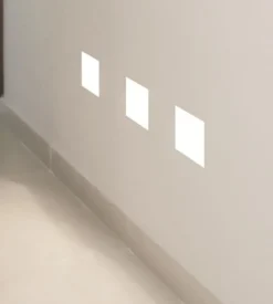 Segnapasso Led-Selezionato da Mazzolaluce Segnapasso da incasso quadrato gesso per interni