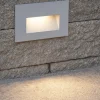 Segnapasso Led-Selezionato da Mazzolaluce Segnapasso da parete per esterno a incasso grigio led 3w 4000k ip65