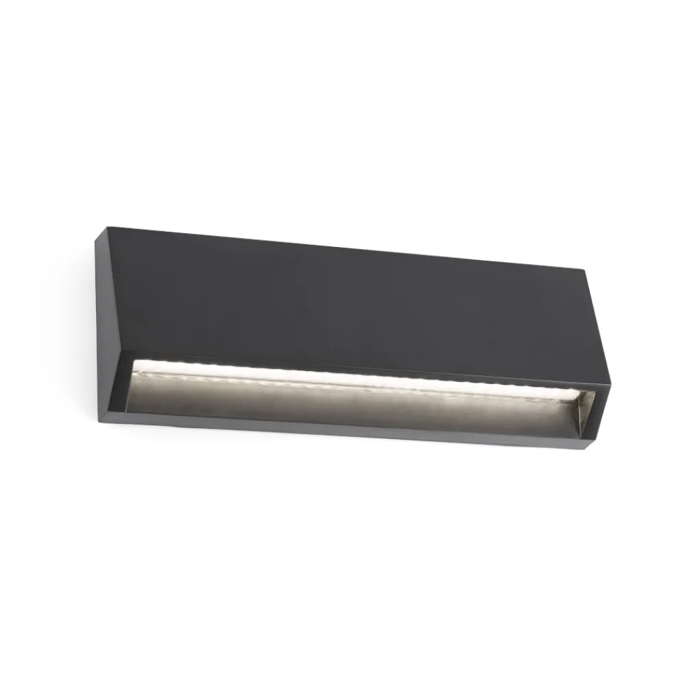 Segnapasso Led-Selezionato da Mazzolaluce Segnapasso da parete per esterno antracite led 4w 3000k ip65 senza incasso