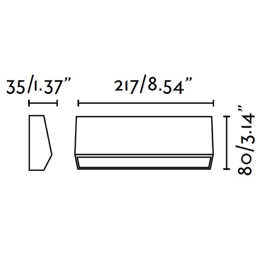 Segnapasso Led-Selezionato da Mazzolaluce Segnapasso da parete per esterno antracite led 4w 3000k ip65 senza incasso