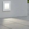 Segnapasso Led-Ideal Lux Segnapasso da parete per esterno led3w 3000k bianco quadrato ip65 con driver