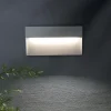 Segnapasso Led-Selezionato da Mazzolaluce Segnapasso da parete rettangolare bianco per esterno led 6w 4000k