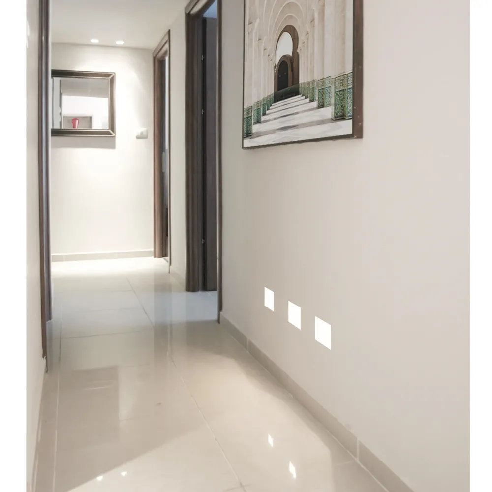 Segnapasso Led-Selezionato da Mazzolaluce Segnapasso di gesso da incasso a scomparsa bianco g9 led